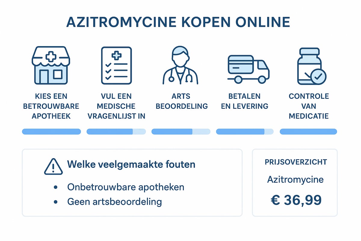 Azitromycine Online Kopen: Stappenplan voor Veilig en Discreet Bestellen