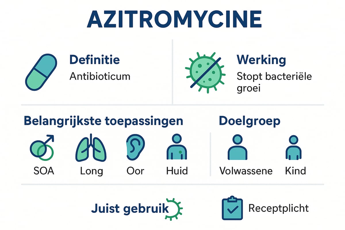 Wat is Azitromycine en Waarvoor Wordt Het Gebruikt?