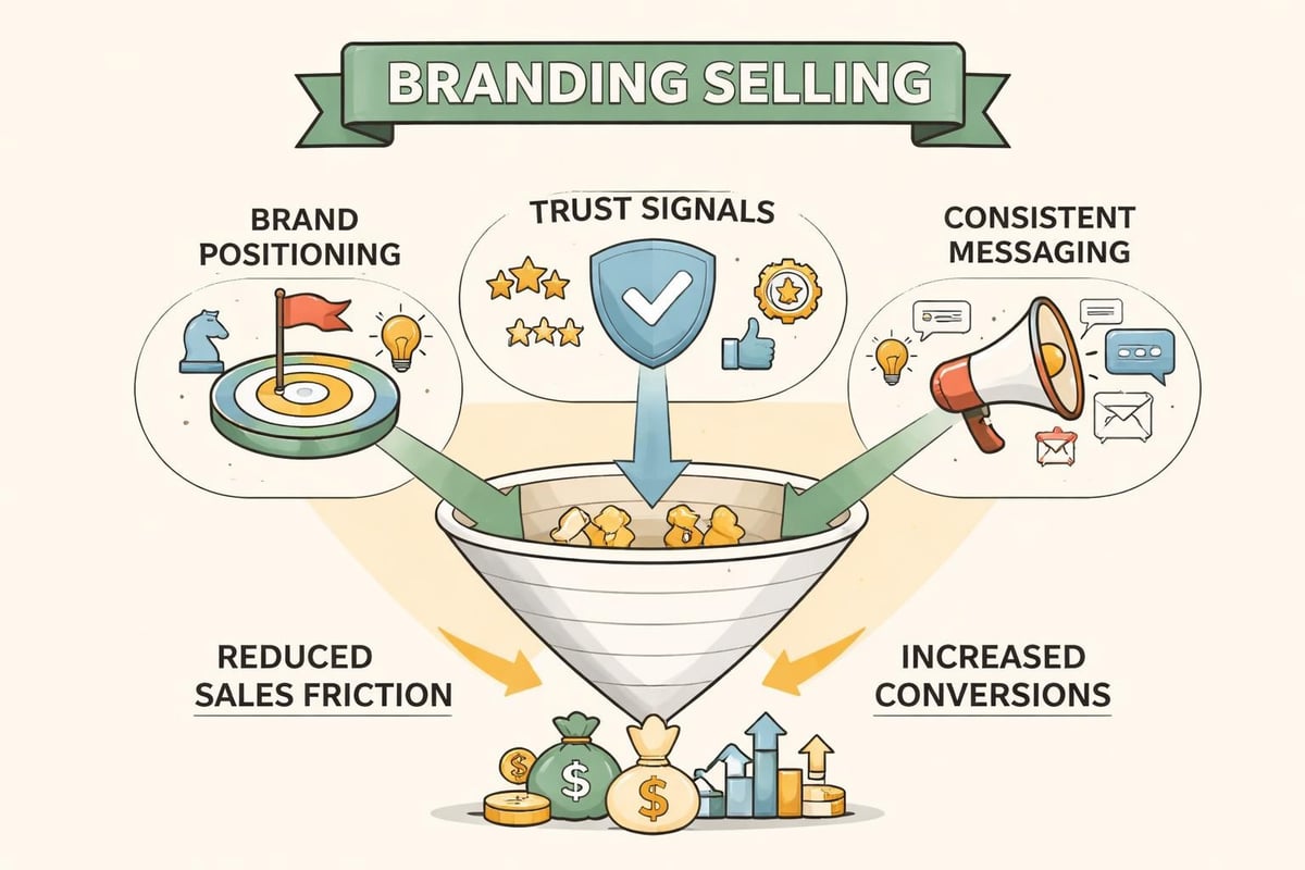 Branding selling framework