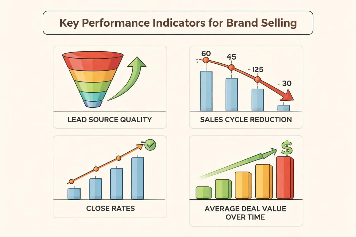 Branding selling metrics