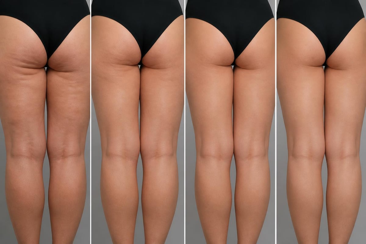 Timeline of cellulite improvement