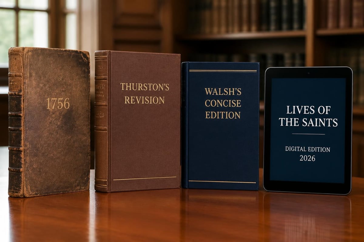 Timeline of Butler's Lives editions