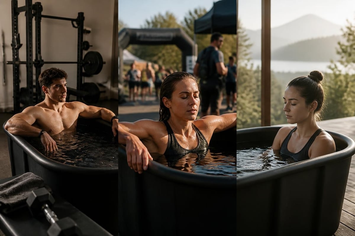Training cycle cold plunge timing