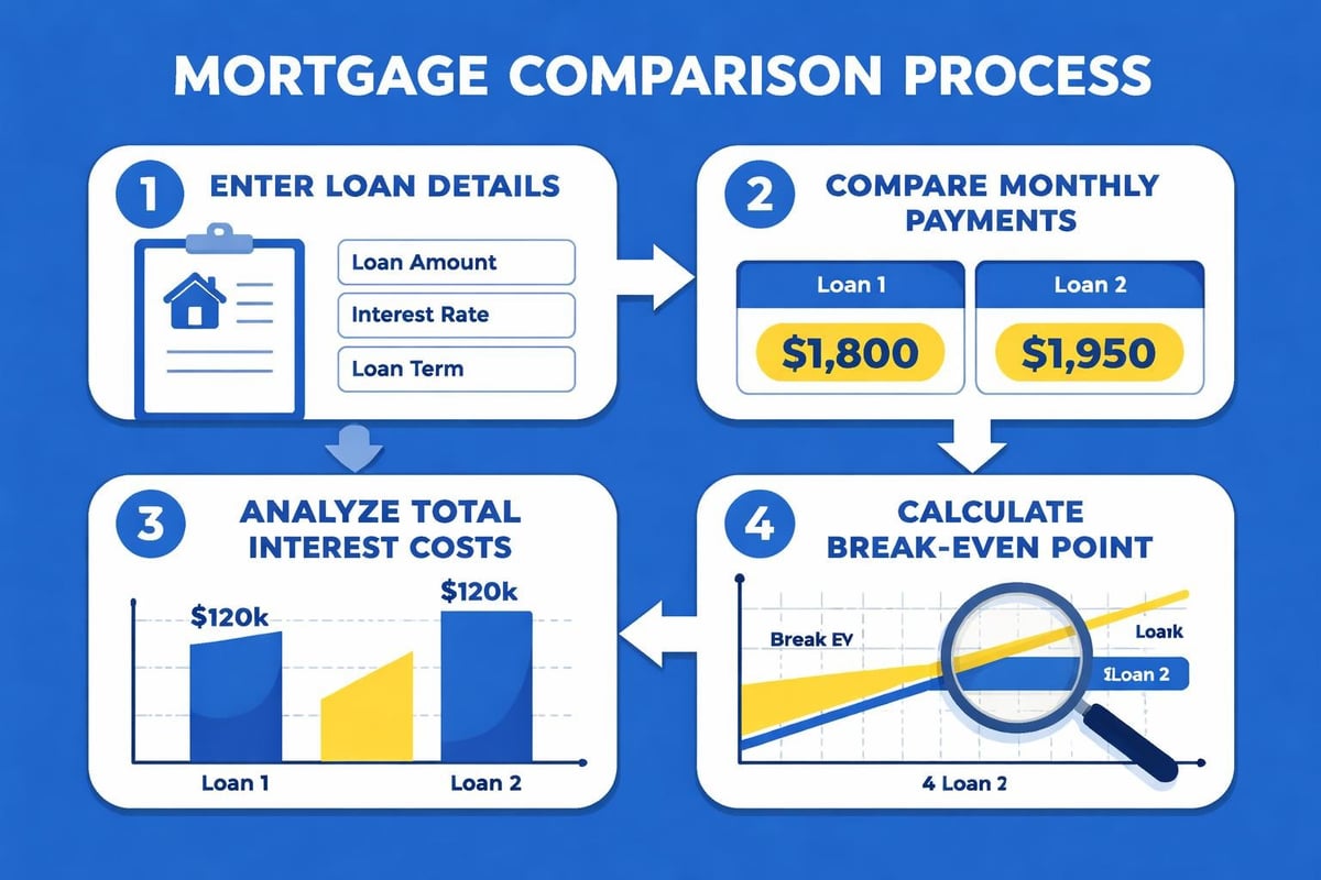 Mortgage calculator comparison