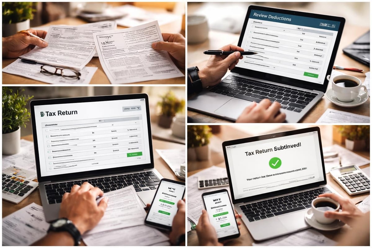 Digital tax filing workflow