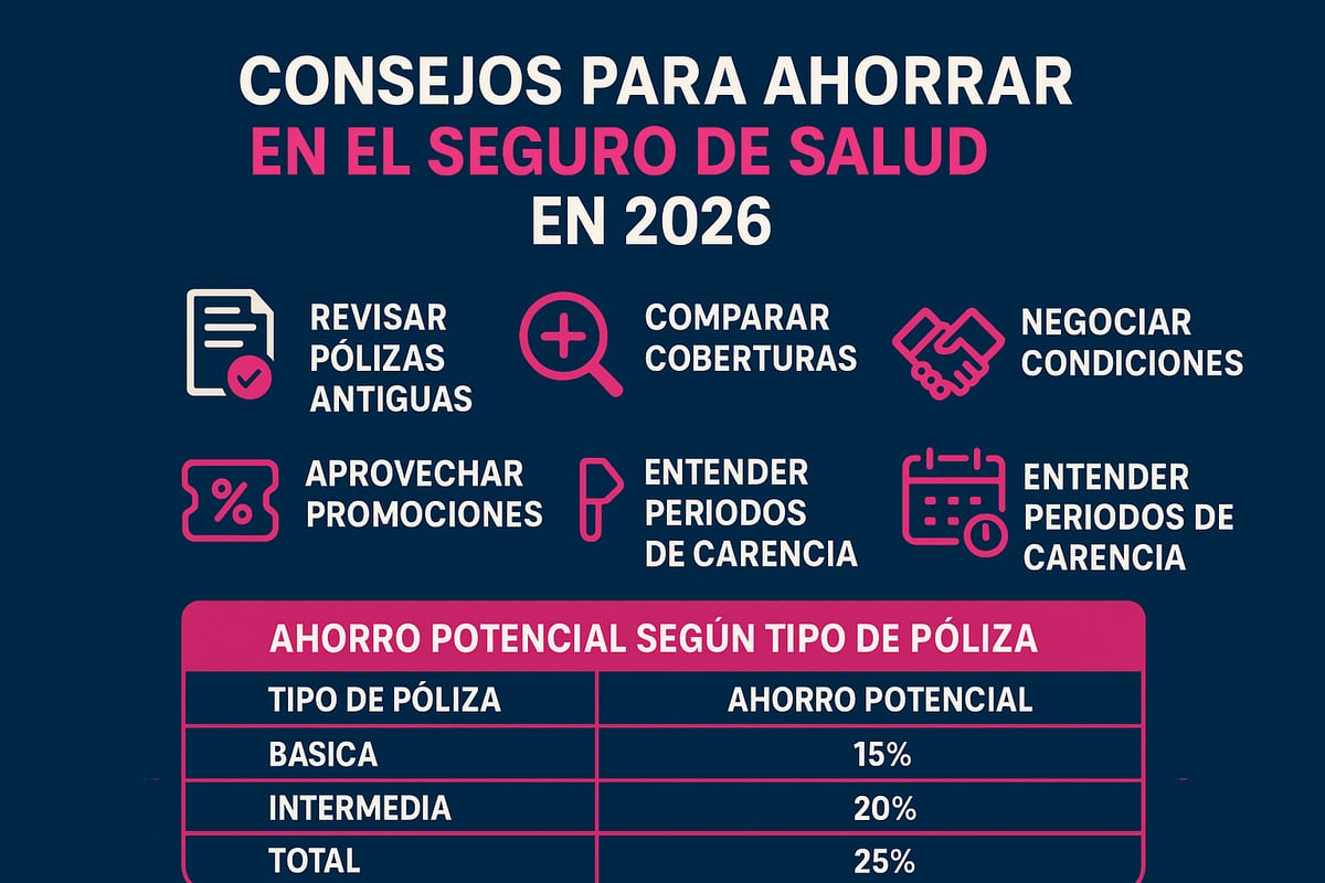 Guía Esencial del Precio de Seguro de Salud 2026 4 Consejos para Ahorrar en el Seguro de Salud en 2026