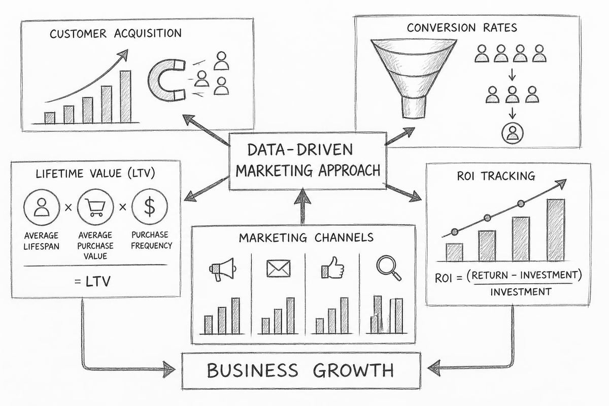 Marketing analytics dashboard