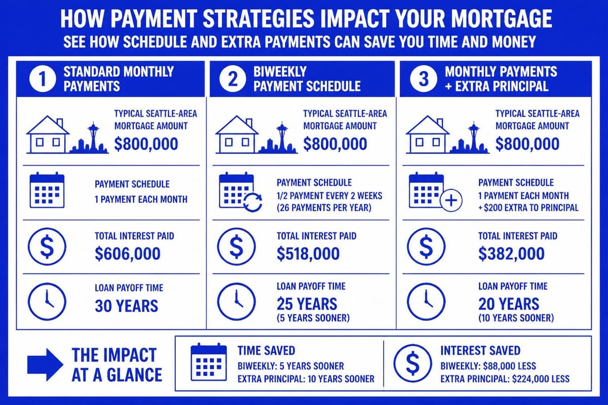 Mortgage payoff acceleration comparison