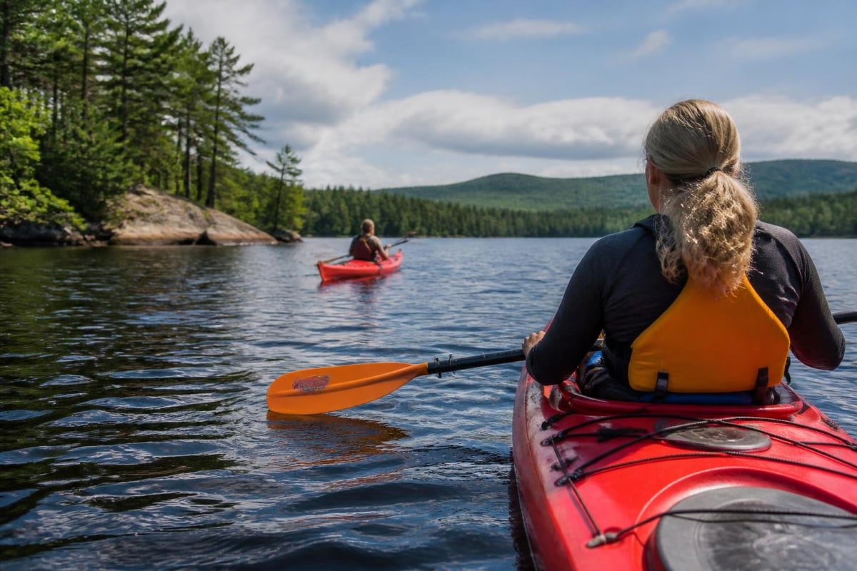 Belgrade Lakes paddling
