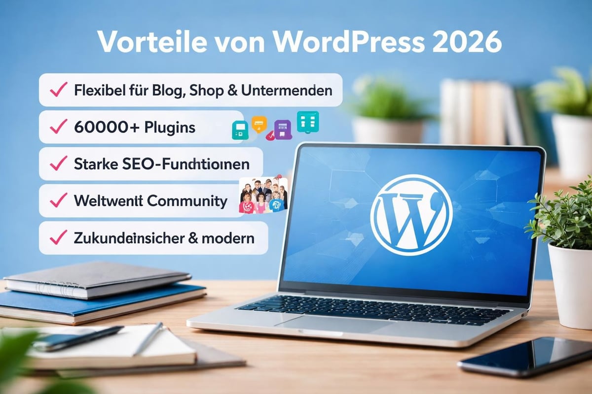 WordPress Vorteile Übersicht