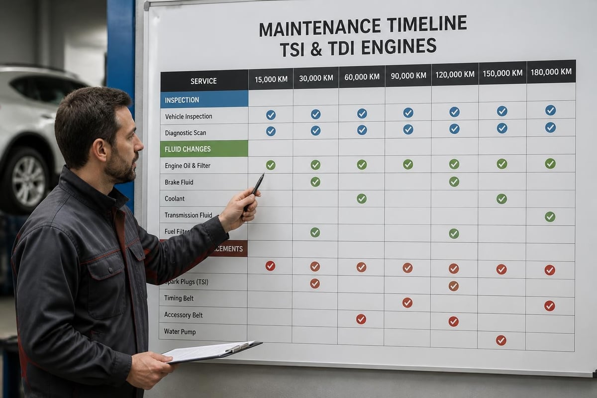 VW Audi service intervals