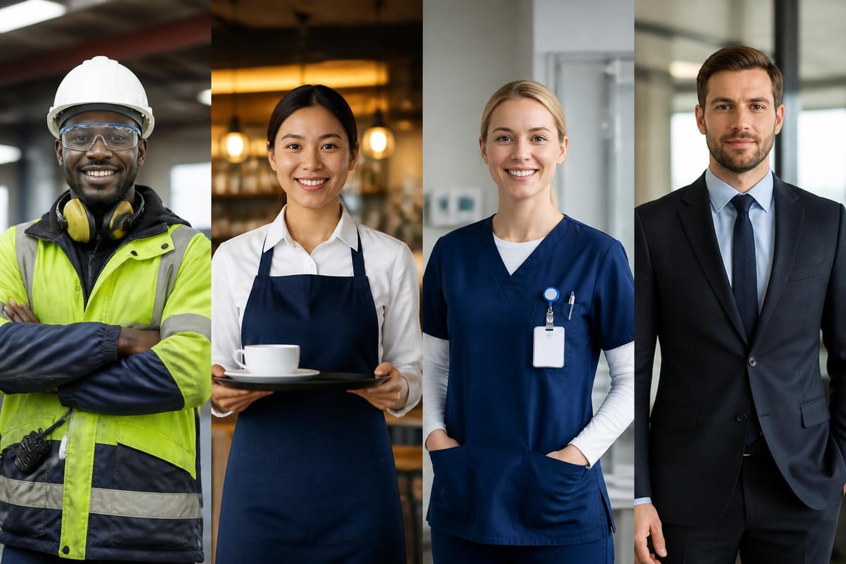 Industry workwear requirements comparison