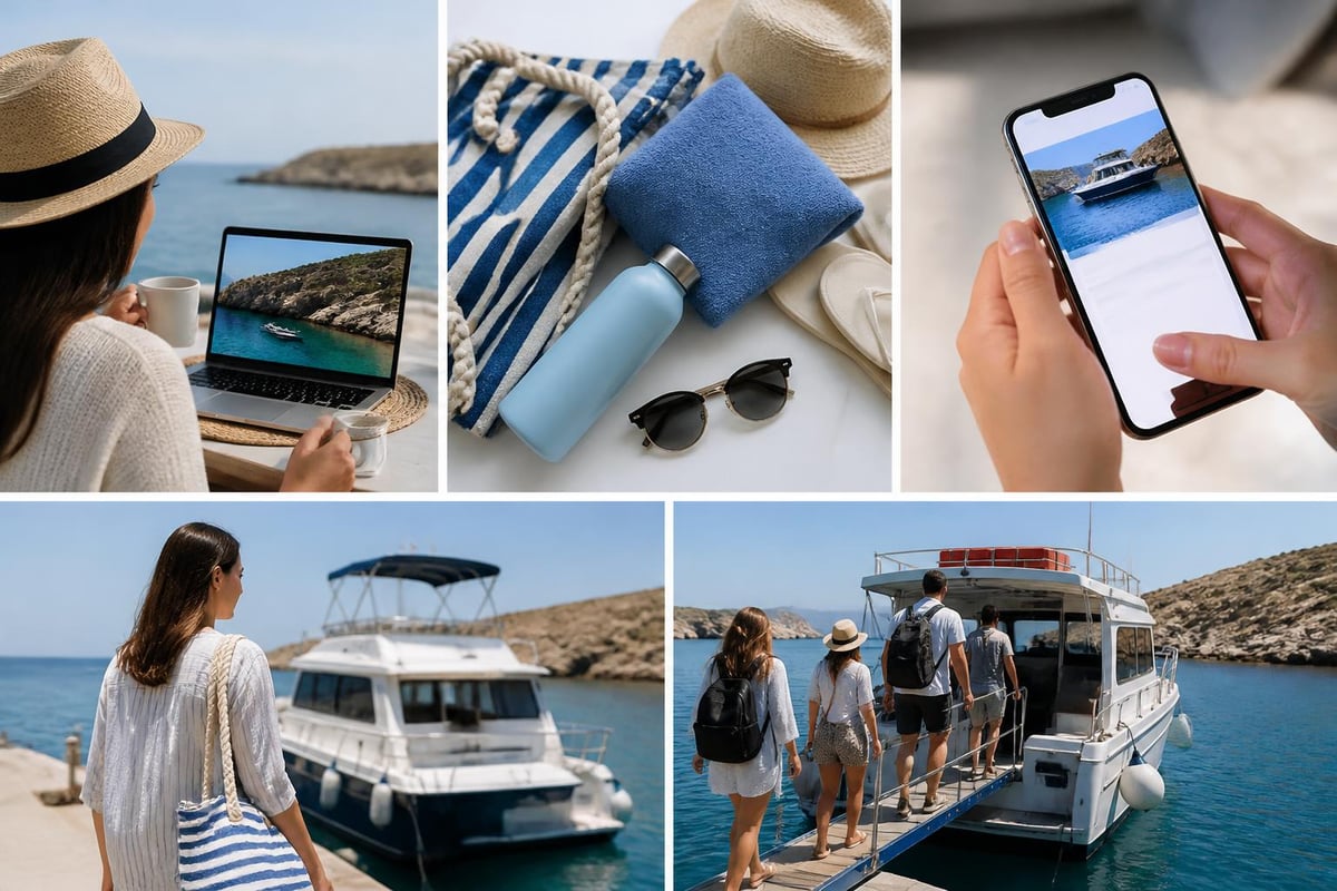 Boat trip planning steps