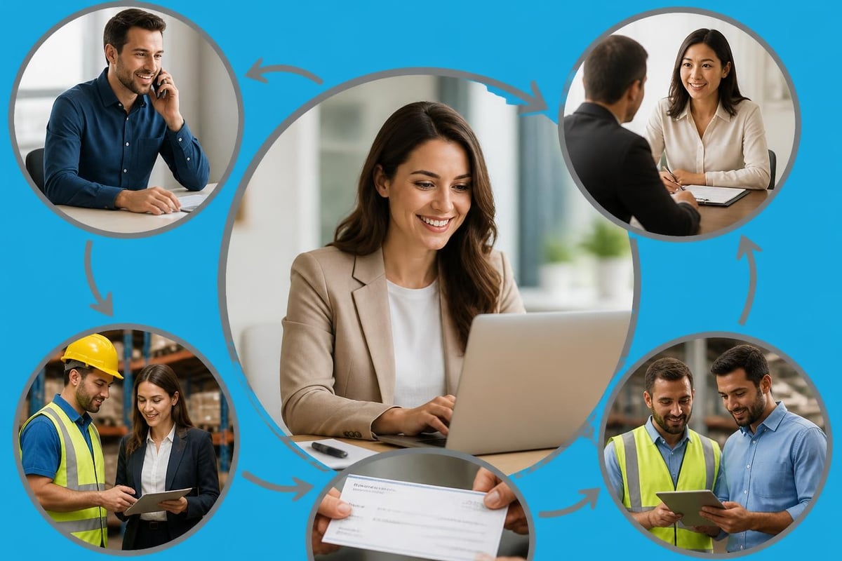 Temp staffing process workflow