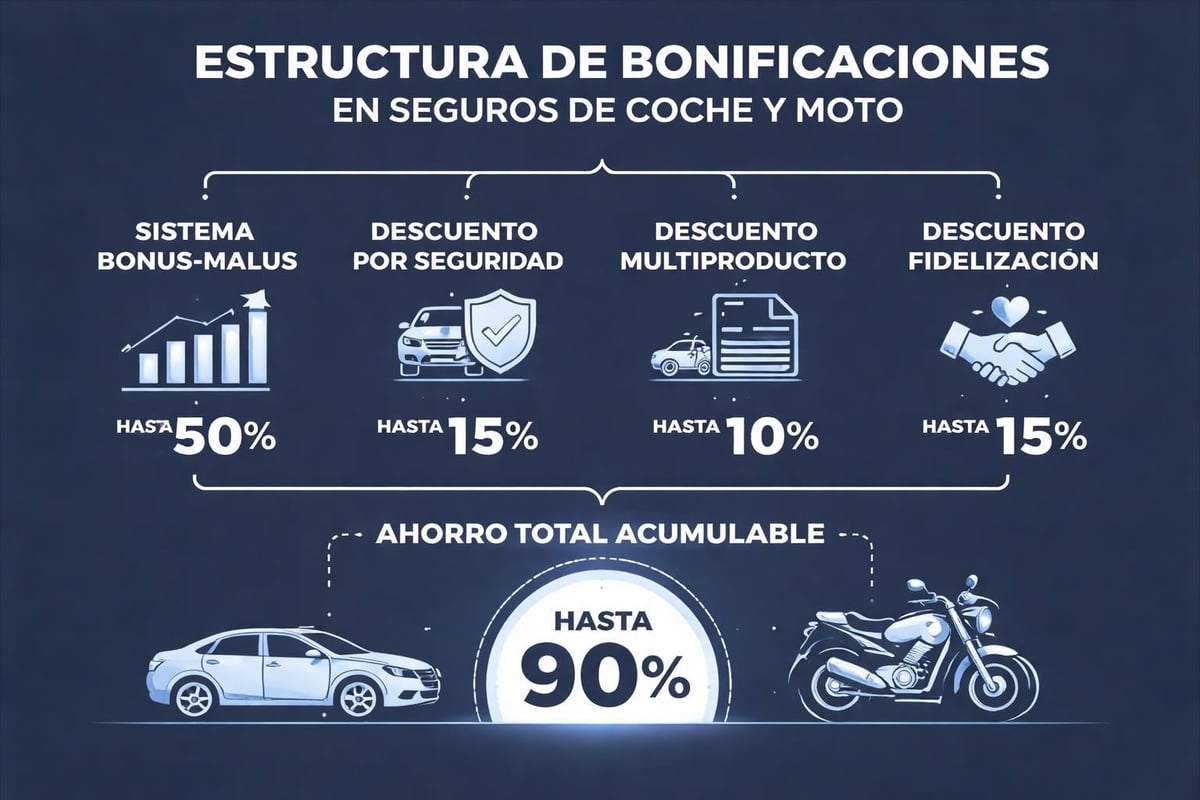 Descuentos seguros veh&iacute;culos