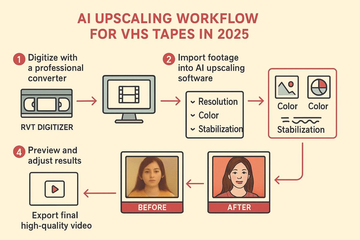 AI Upscaling: Transforming VHS Footage for 2025