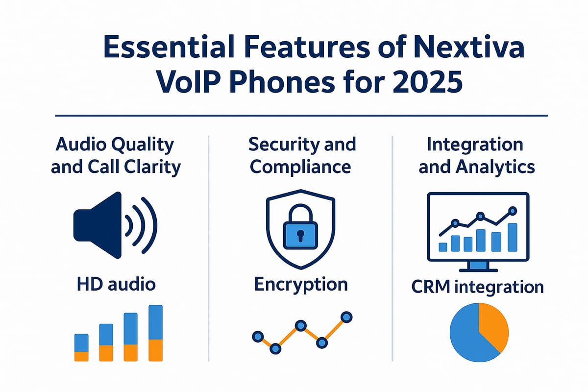 Essential Features to Look for in Nextiva VoIP Phones