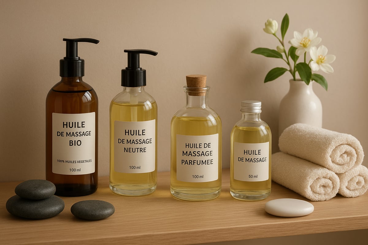 Panorama des huiles de massage spa en 2026