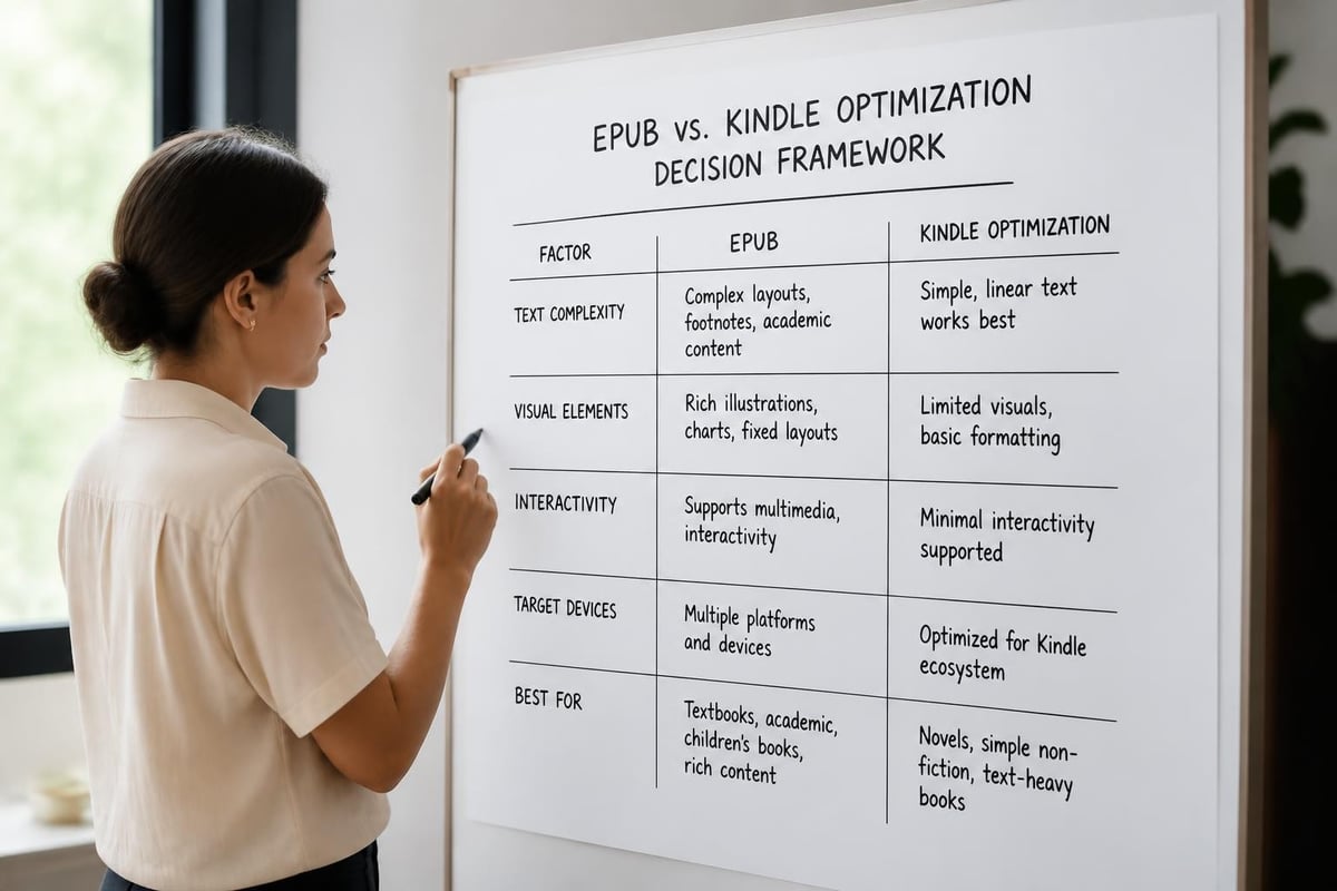 Content type decision matrix