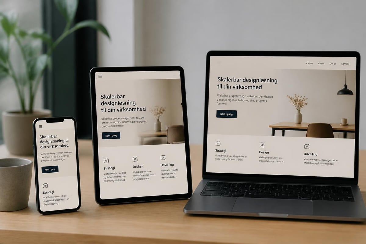 Responsive web udvikling