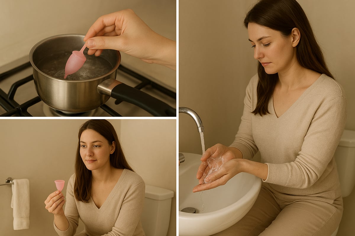 Trin-for-trin: Sådan bruger du en menstruationskop korrekt