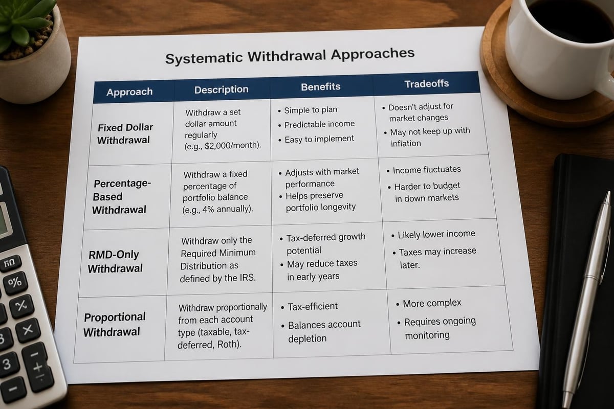 Retirement withdrawal strategy comparison