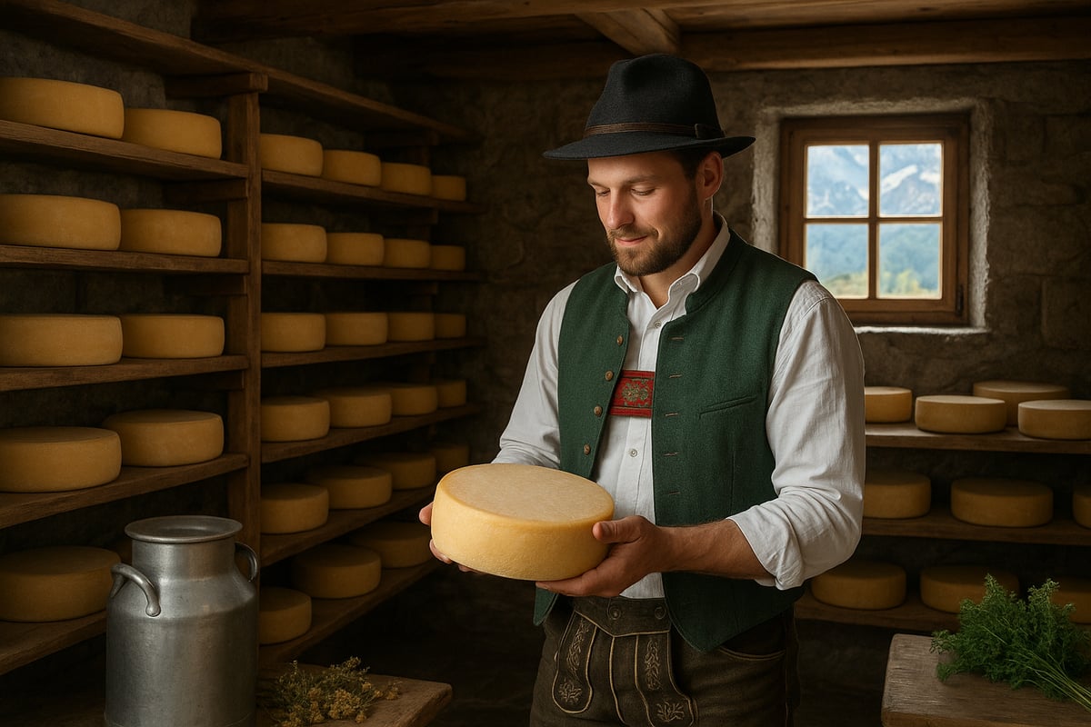 Von der Alm auf den Tisch: Herstellung und Reifung