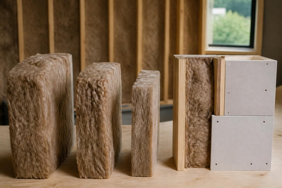 Comparing acoustic insulation densities