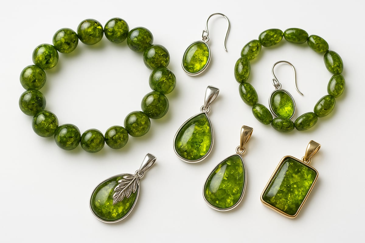 Uses of Green Amber in 2025