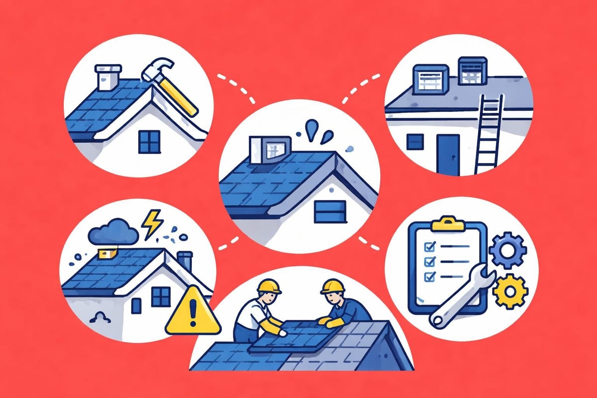 Area roofing service categories