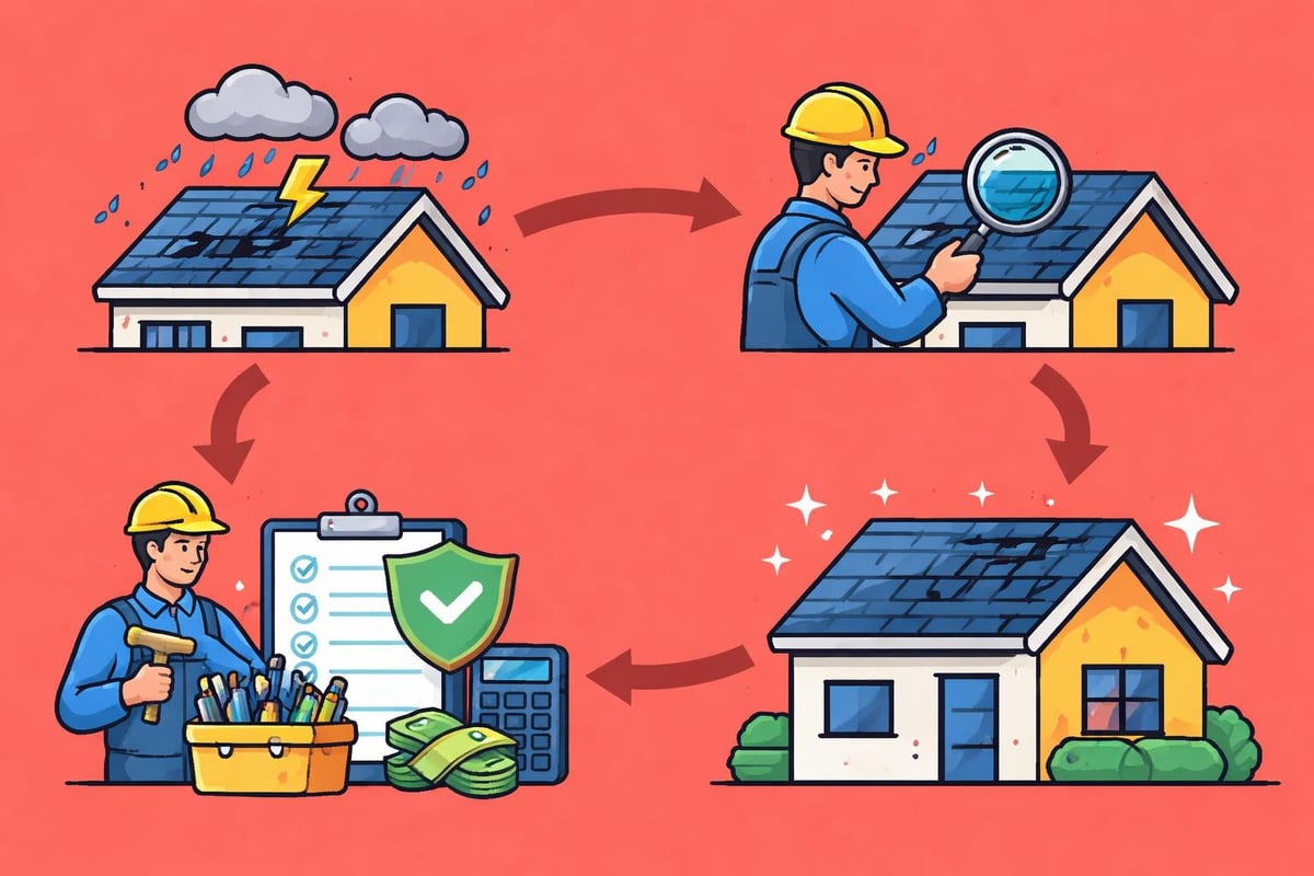 Storm damage assessment process