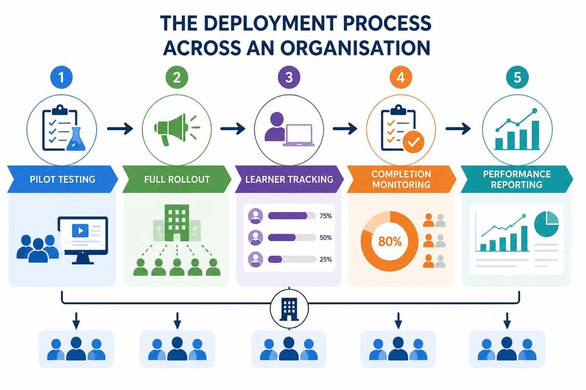 Course deployment and monitoring