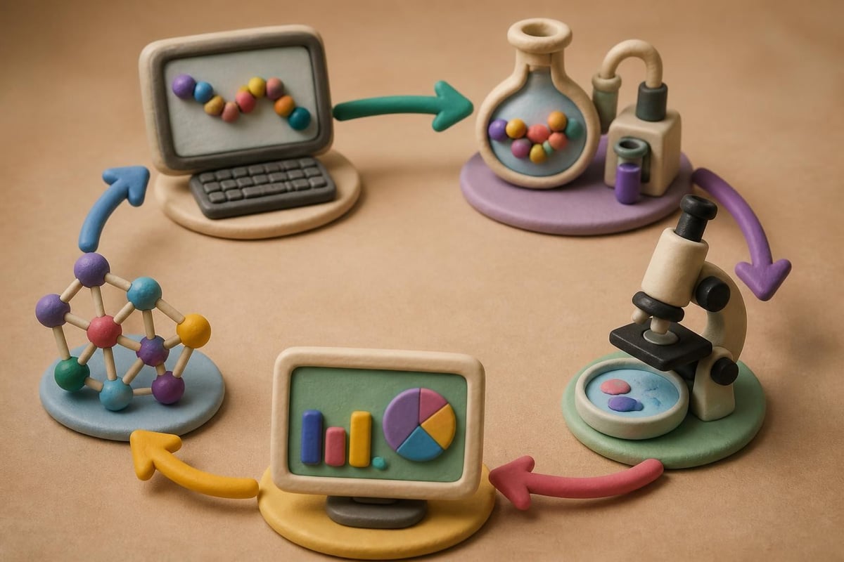 Computational peptide research workflow