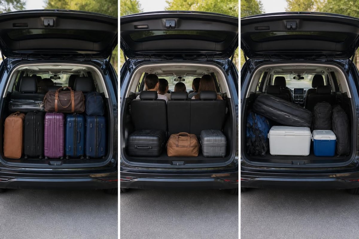SUV packing configurations