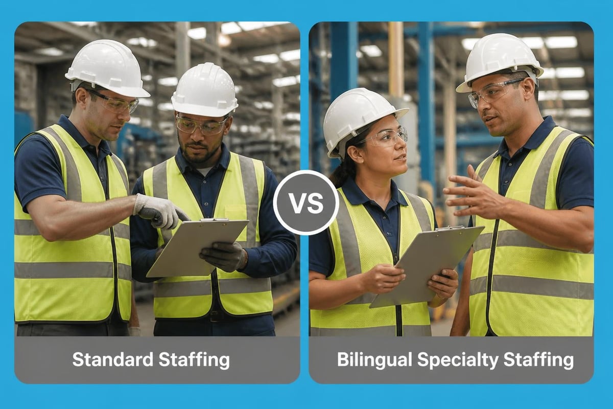 Bilingual staffing performance metrics