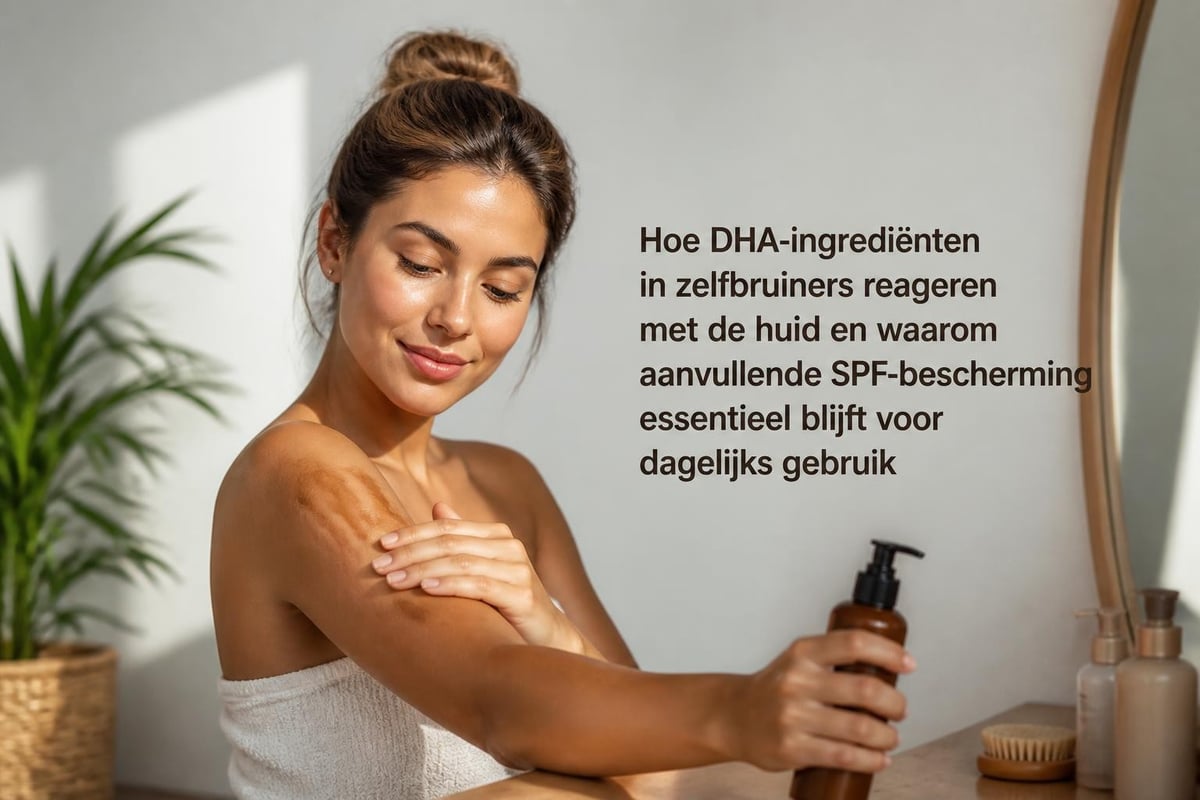 SPF-bescherming en zelfbruining proces