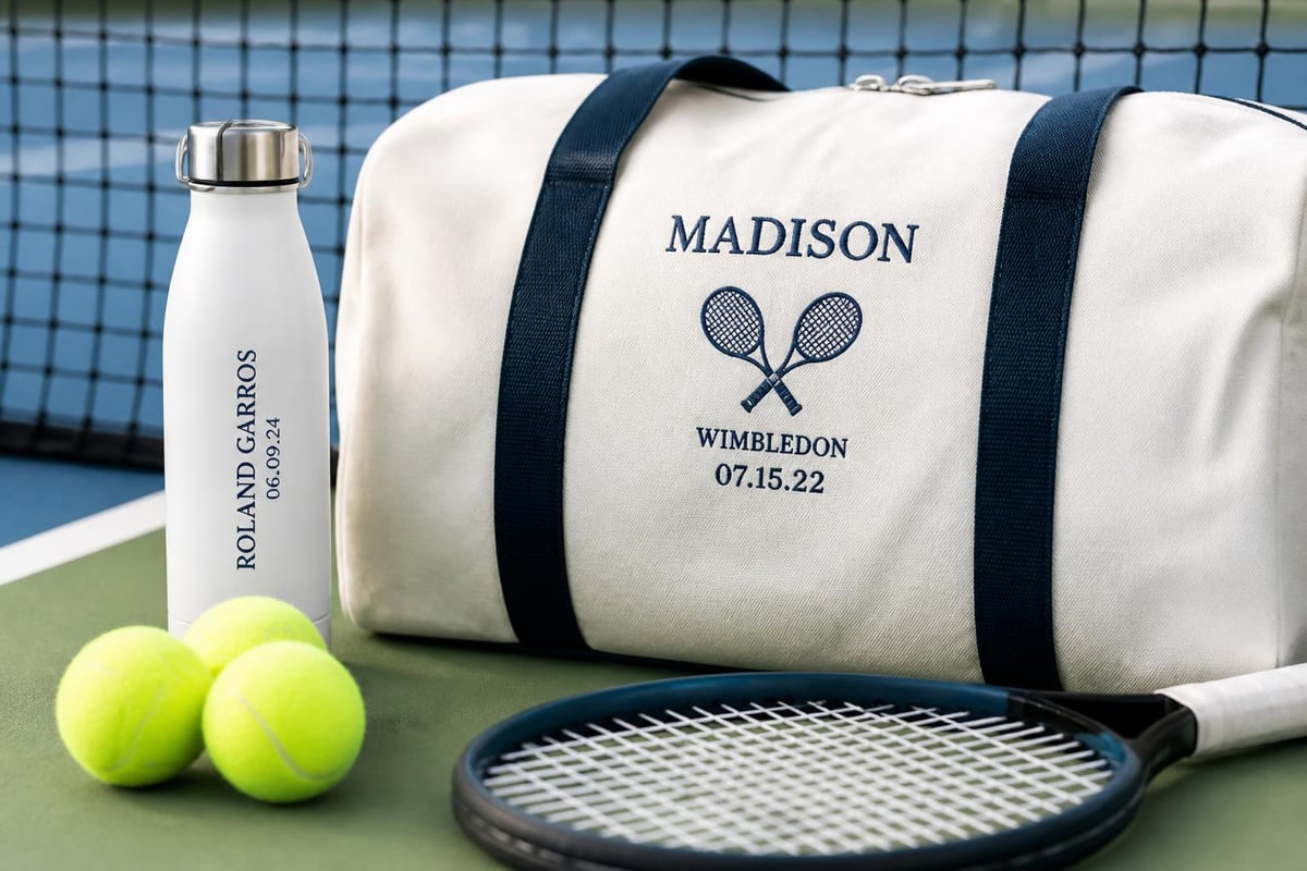 Personalized tennis memorabilia