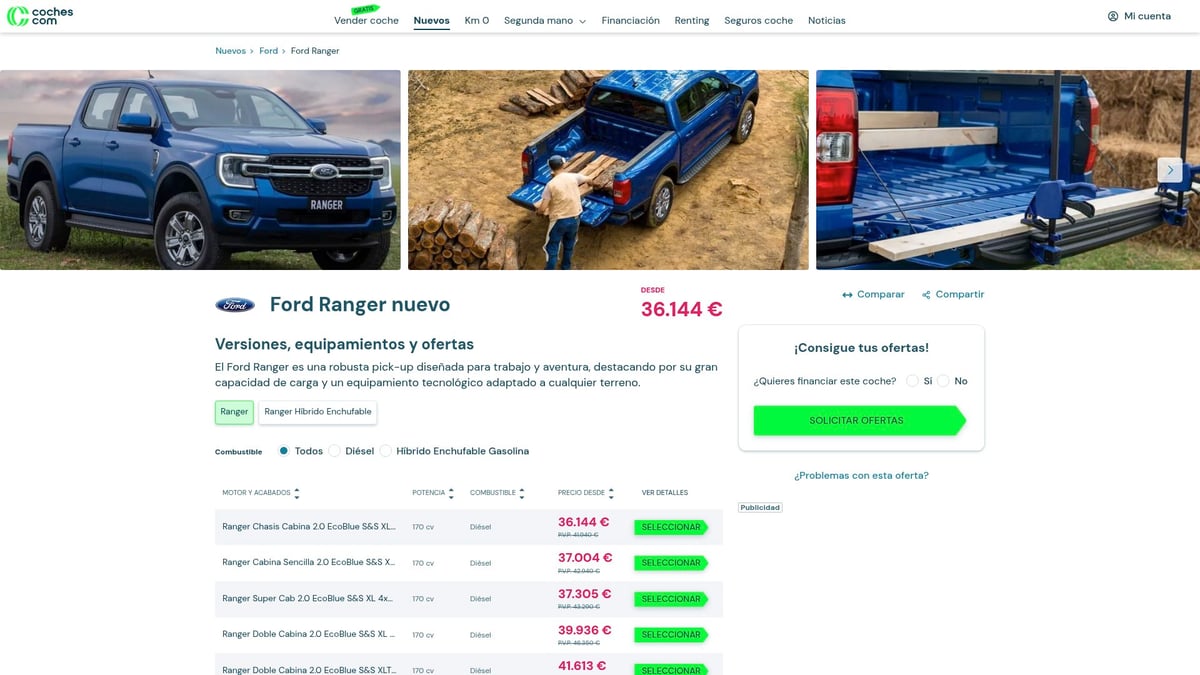 Top 8 Mejores Pick-Up 2025 Para Comprar En 2026 - Ford Ranger PHEV 2025