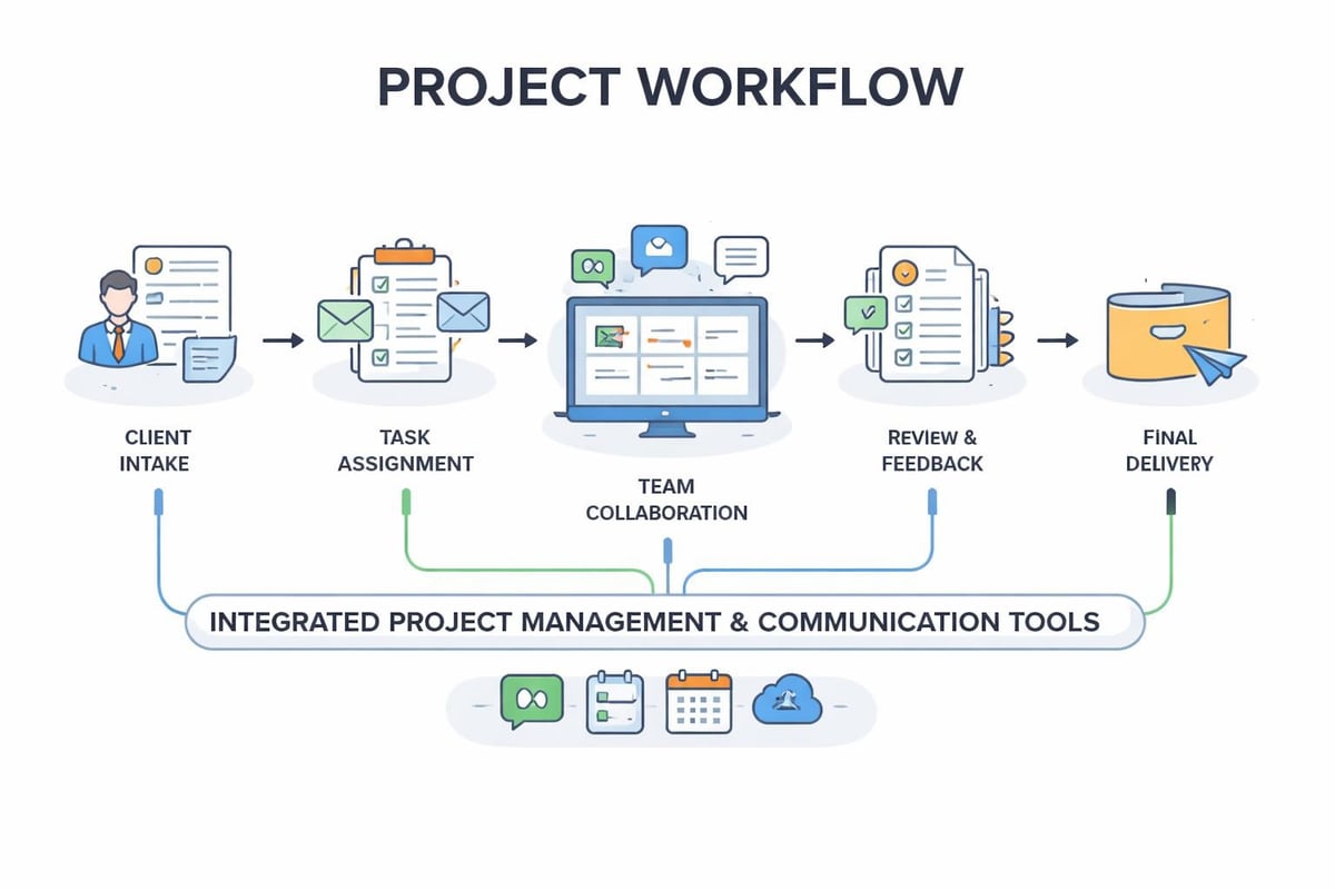 Agency collaboration workflow