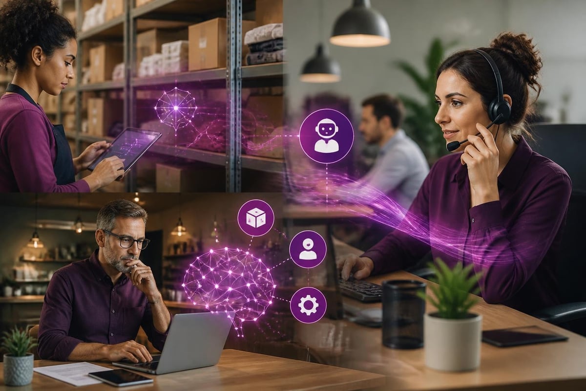 Enterprise AI concepts scaled for small business
