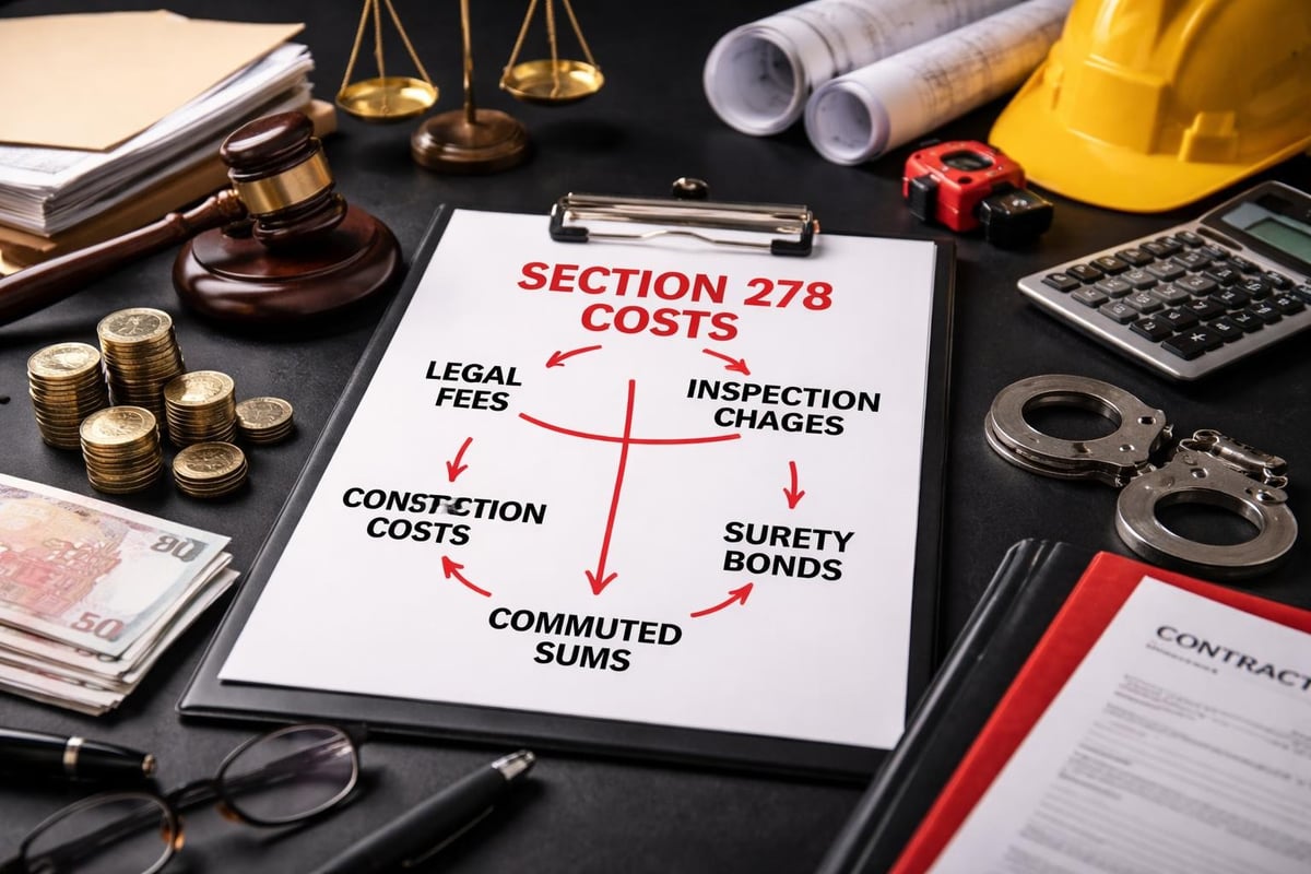Section 278 cost breakdown