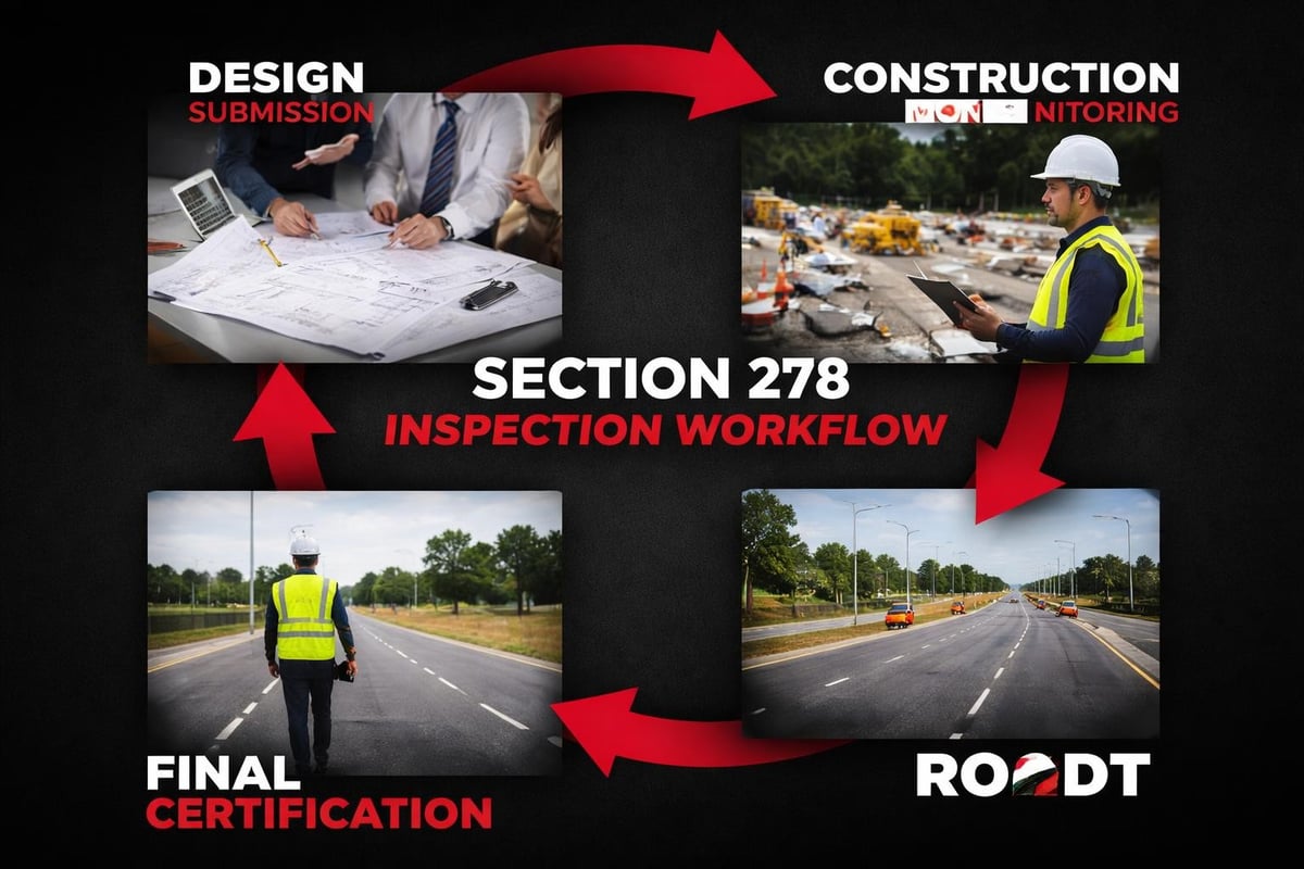 Highway inspection process