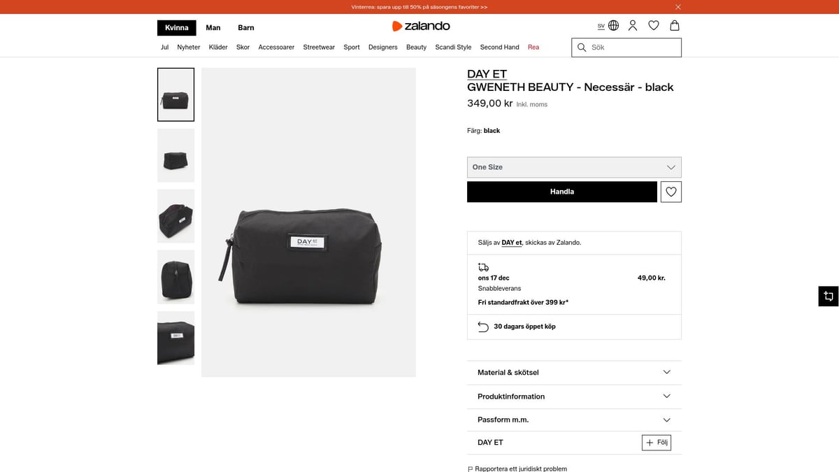 7 Sminkväskor Som Gör Din Makeup-Rutin Enkel 2026 - DAY ET GWENETH BEAUTY – Necessär – black