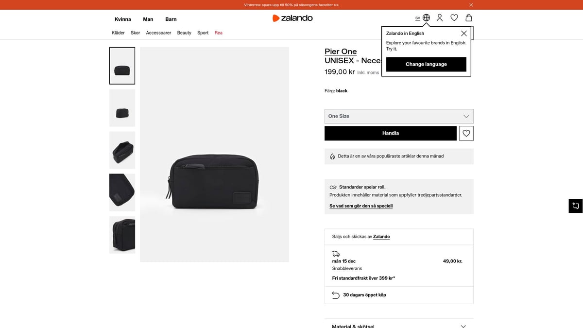 7 Sminkväskor Som Gör Din Makeup-Rutin Enkel 2026 - Pier One UNISEX – Necessär – black