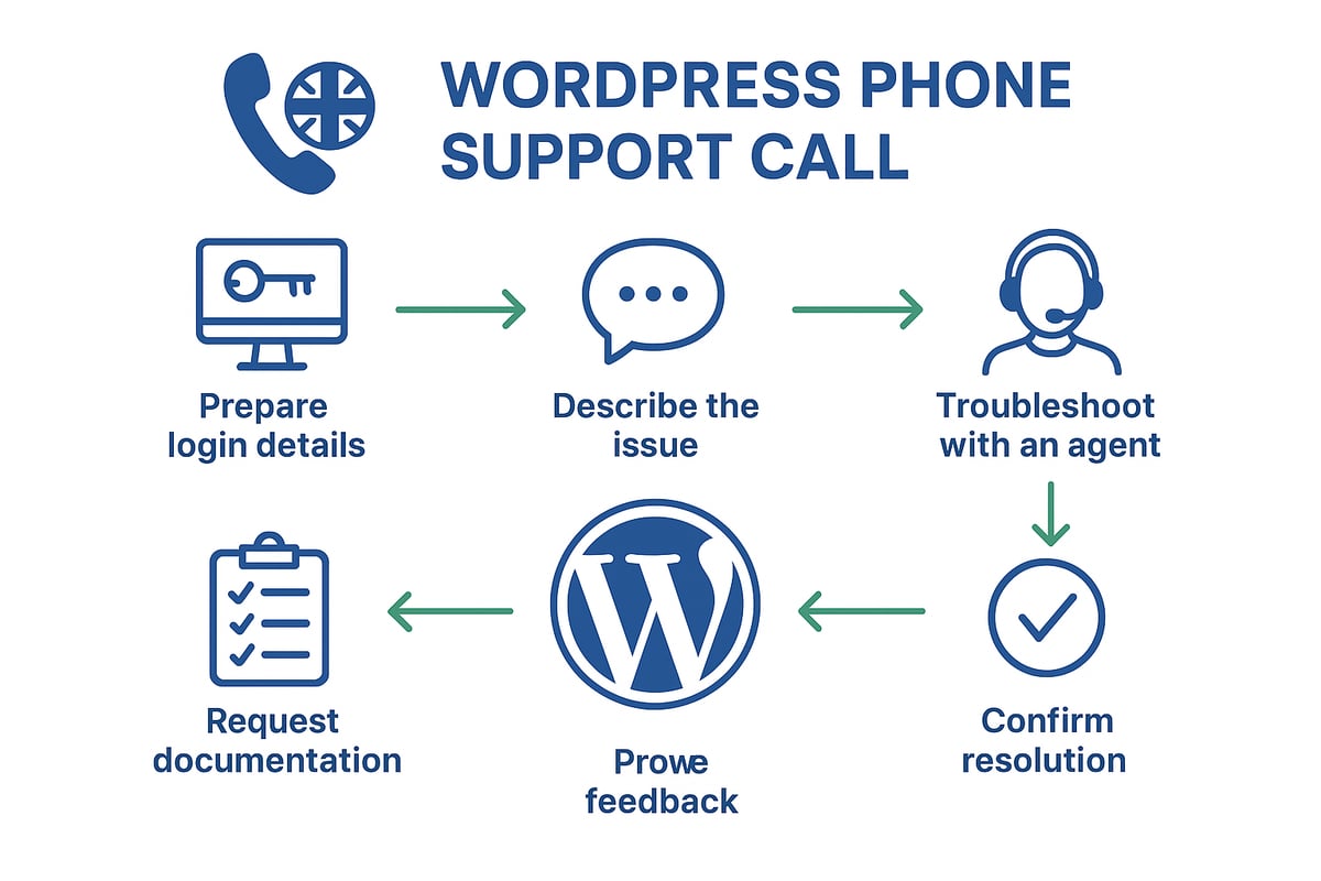 Step-by-step: making the most of your WordPress phone support call