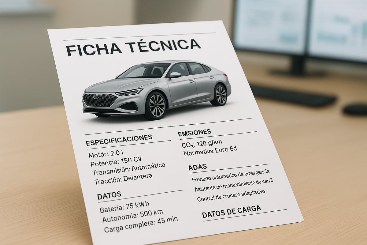 Principales novedades en las fichas técnicas de coches para 2025