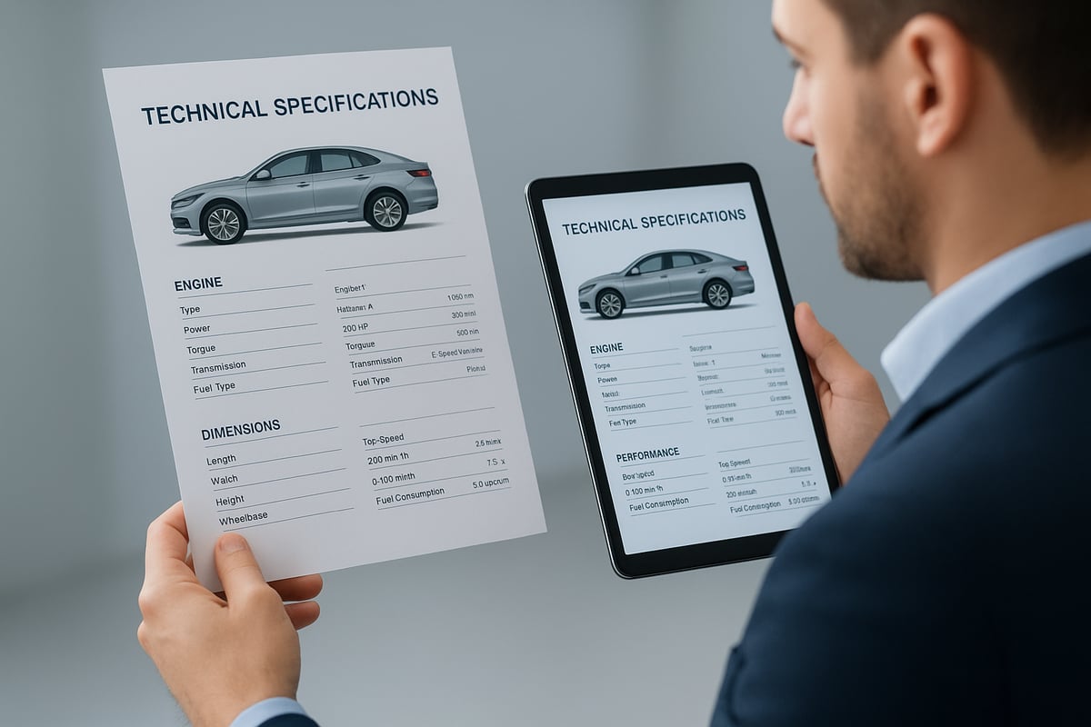 Cómo interpretar y utilizar la ficha técnica de tu coche paso a paso