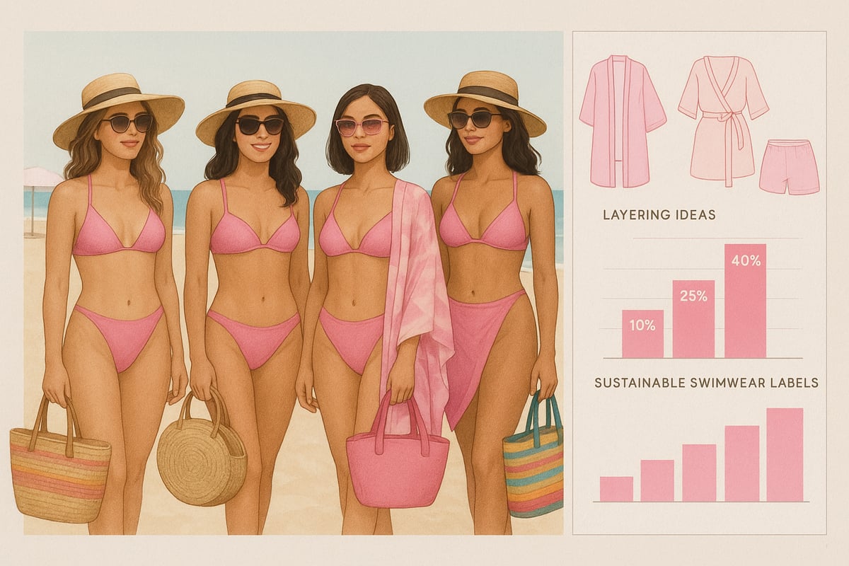Pinke Bikini-Looks kombinieren: Die besten Styling-Tipps
