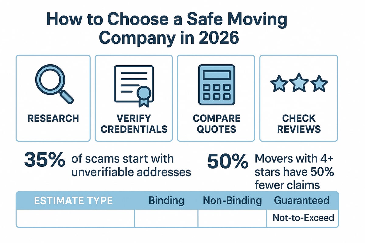 How to Choose a Safe Moving Company: Step-by-Step