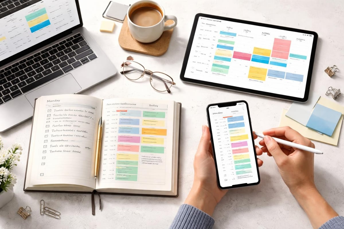 Productivity planning methods comparison